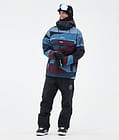 Dope Blizzard Snowboardjakke Herre Shards Burgundy Blue, Bilde 2 av 8