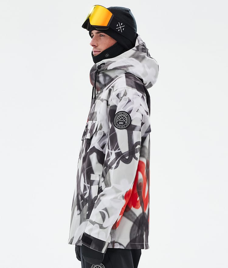 Dope Blizzard Snowboardjakke Herre Spray Black Red, Bilde 5 av 8