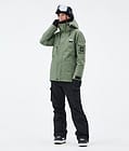 Dope Adept W Snowboardjakke Dame Moss Green, Bilde 2 av 9