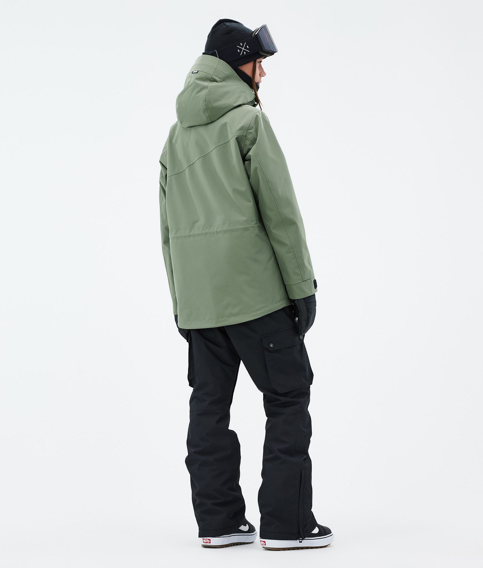 Dope Adept W Snowboardjakke Dame Moss Green, Bilde 4 av 9