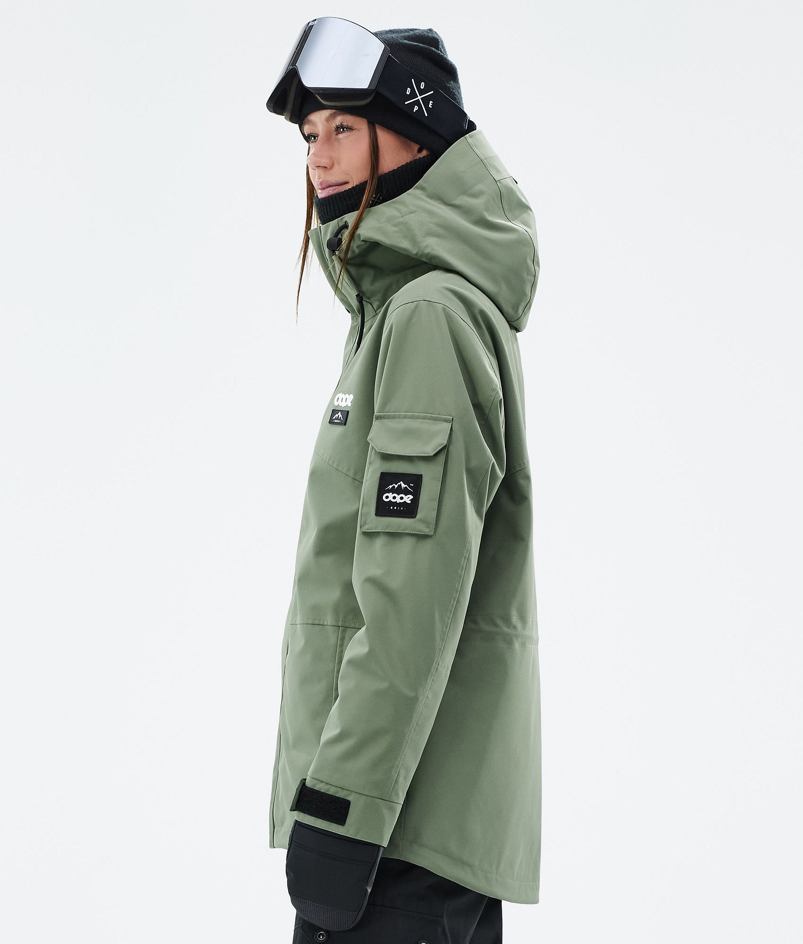 Dope Adept W Skijakke Dame Moss Green, Bilde 5 av 9