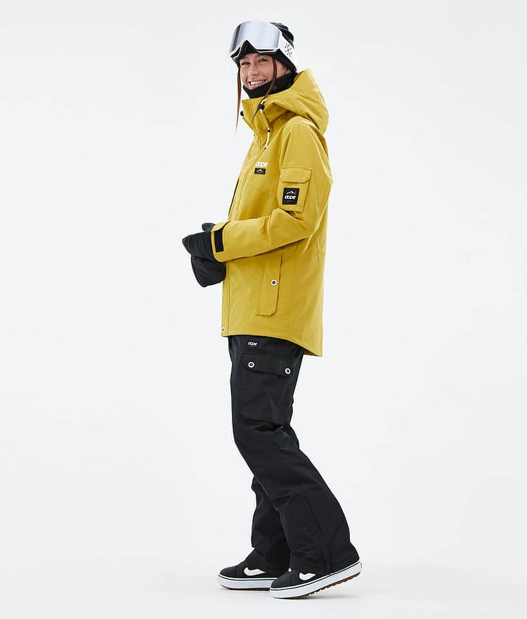 Dope Adept W Snowboardjakke Dame Yellow, Bilde 3 av 9