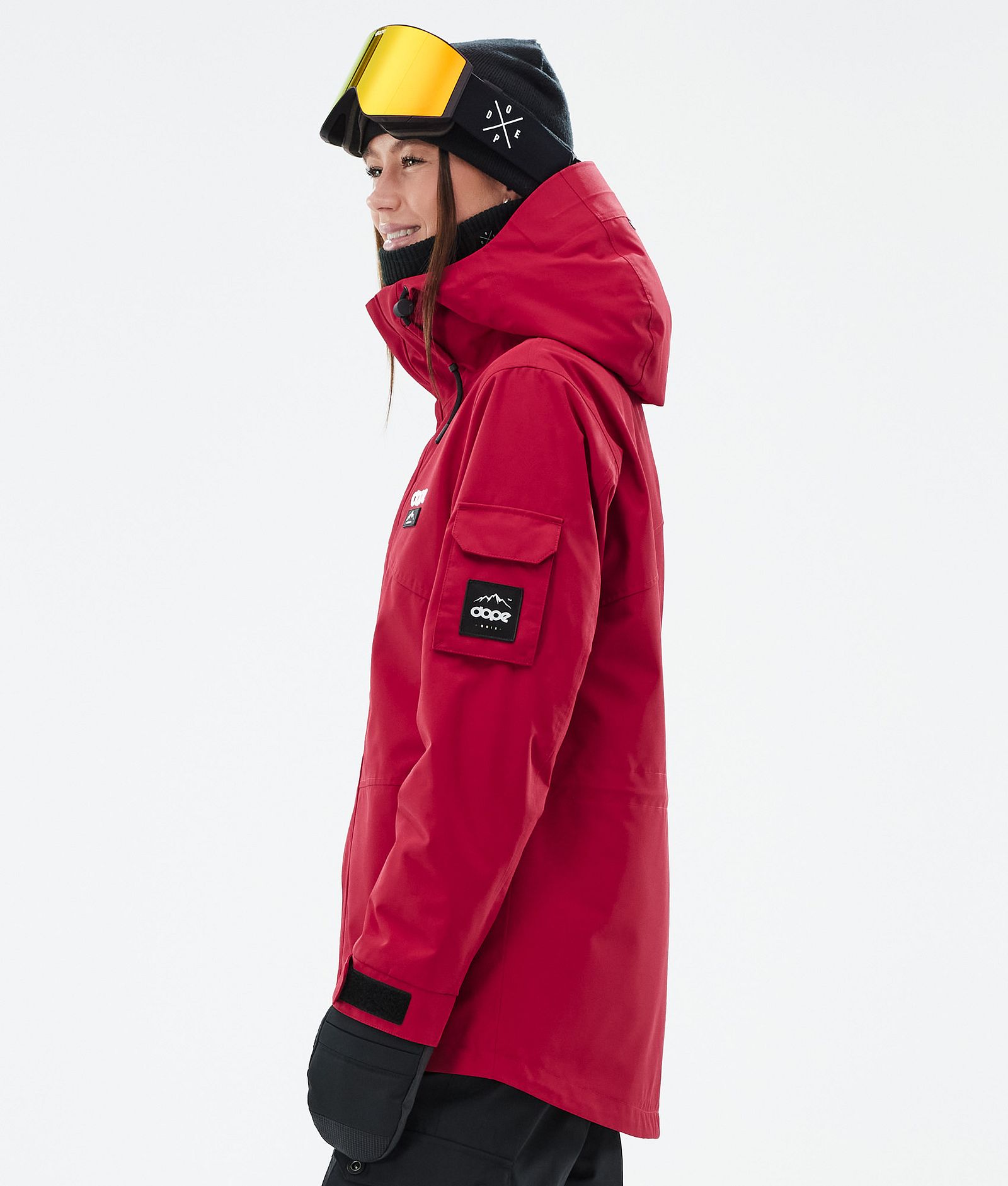 Dope Adept W Snowboardjakke Dame Deep Red, Bilde 5 av 9