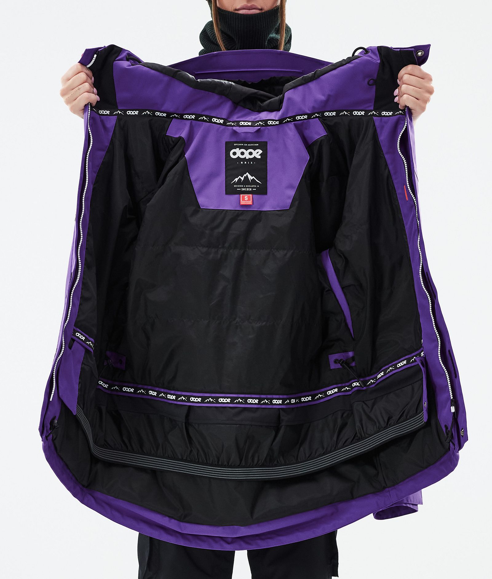 Dope Adept W Snowboardjakke Dame Vivid Purple, Bilde 9 av 9