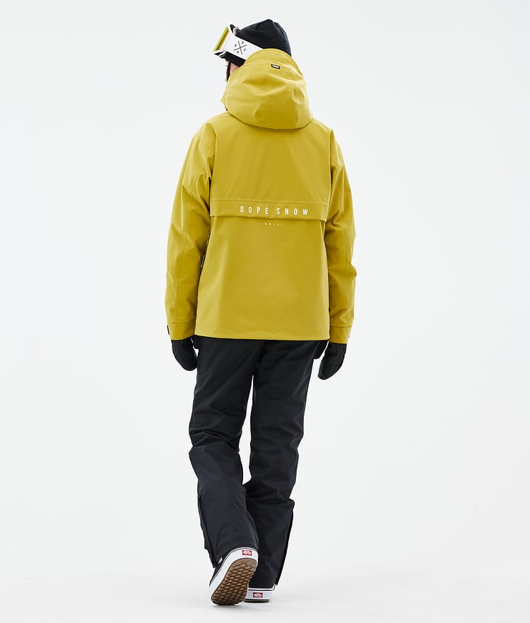 Dope Legacy W Snowboardjakke Dame Yellow, Bilde 4 av 8