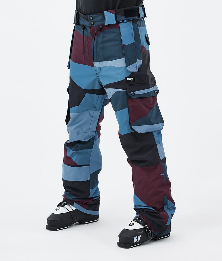 Dope Iconic Skibukse Herre Shards Burgundy Blue, Bilde 1 av 7