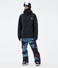 Dope Iconic Snowboardbukse Herre Shards Burgundy Blue, Bilde 2 av 7