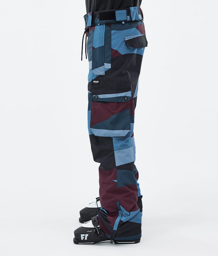 Dope Iconic Skibukse Herre Shards Burgundy Blue, Bilde 3 av 7