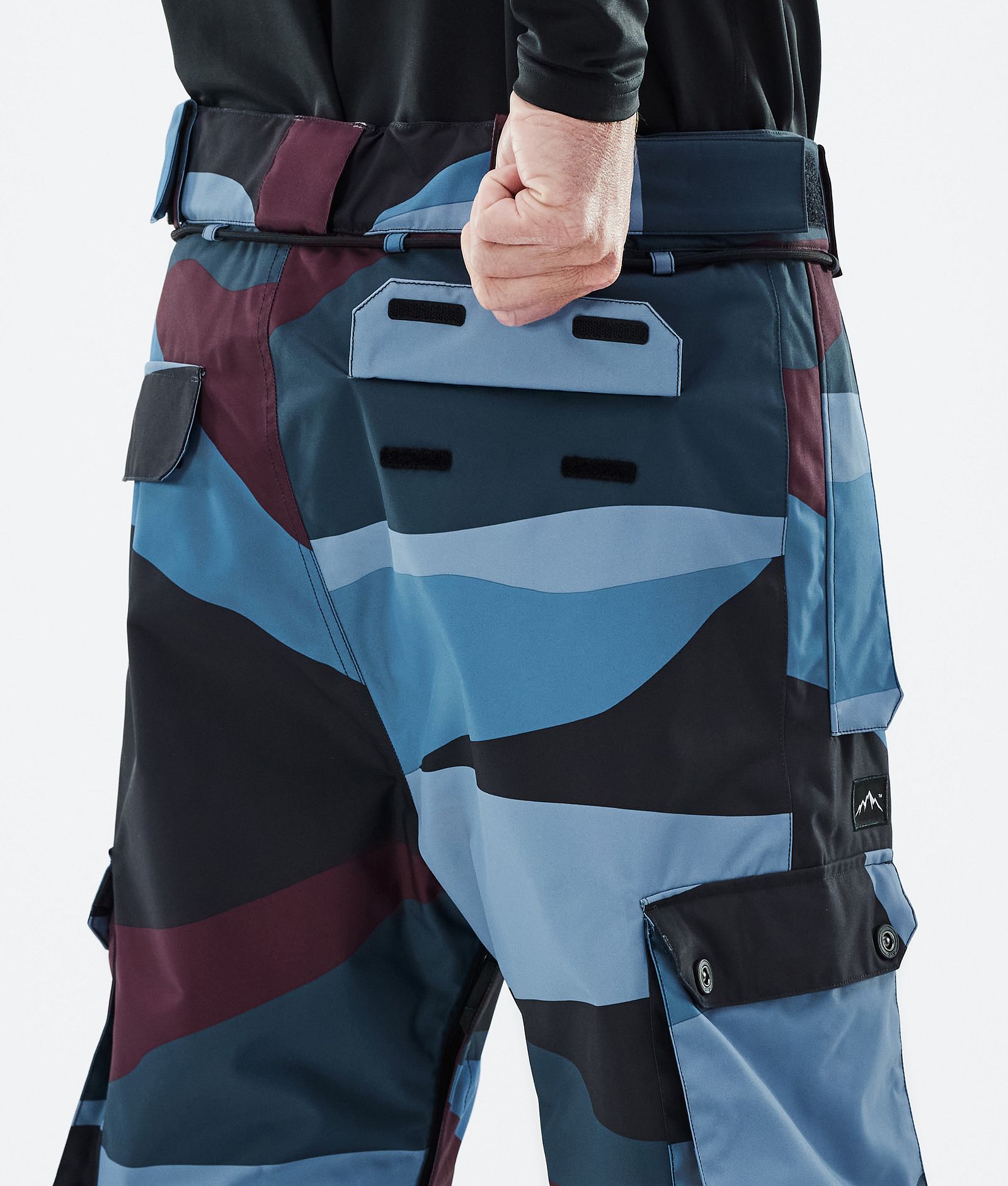 Dope Iconic Skibukse Herre Shards Burgundy Blue, Bilde 7 av 7