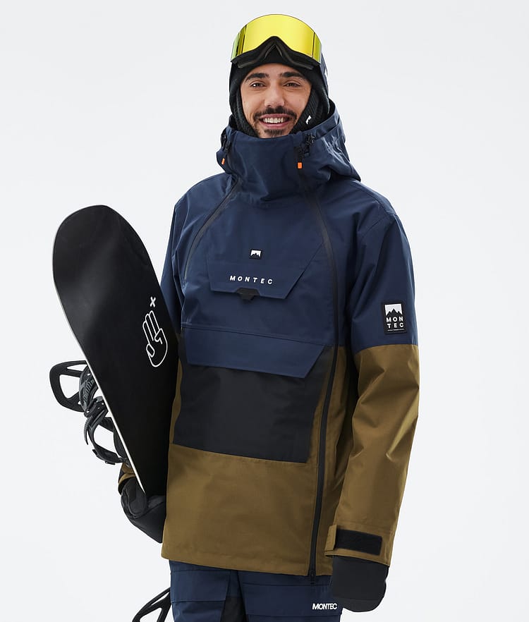 Montec Doom Snowboardjakke Herre Dark Blue/Black/Fatigue, Bilde 1 av 11