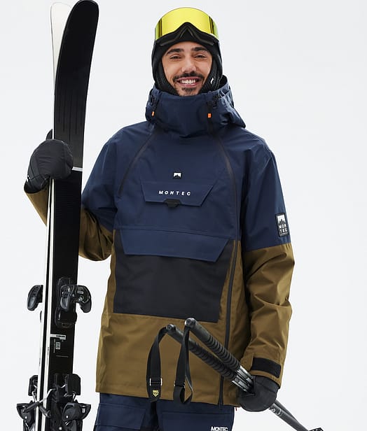 Montec Doom Skijakke Herre Dark Blue/Black/Fatigue