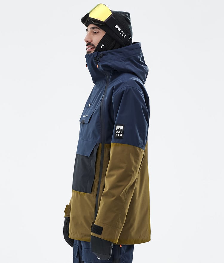 Montec Doom Snowboardjakke Herre Dark Blue/Black/Fatigue, Bilde 6 av 11