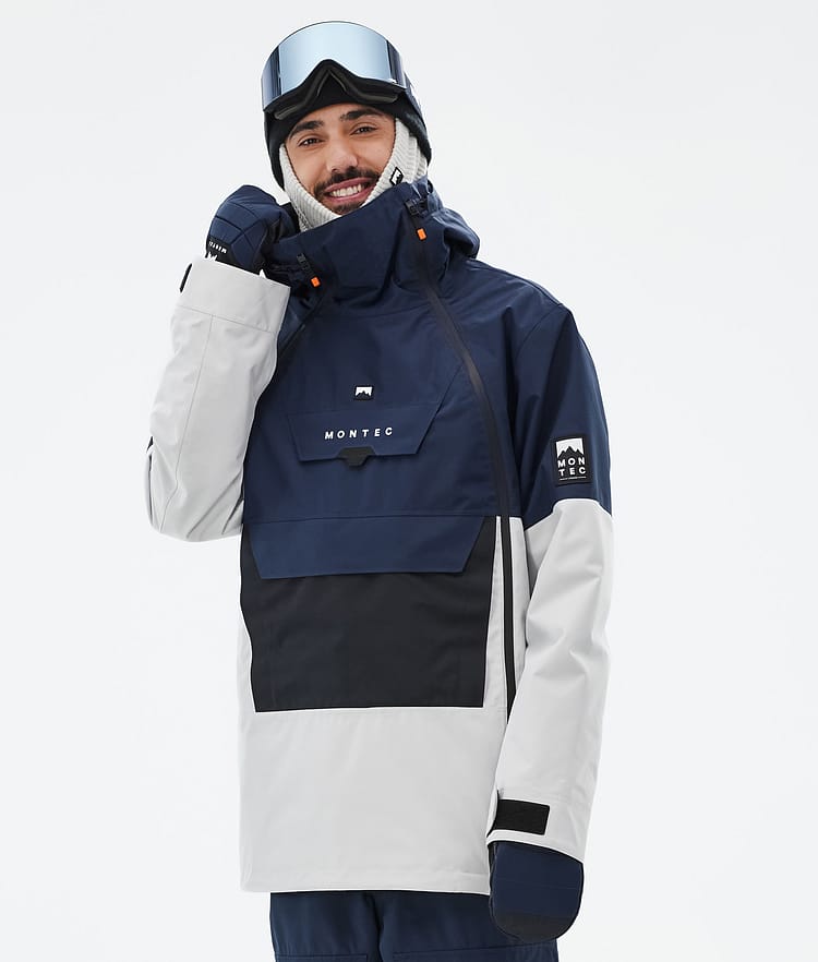 Montec Doom Snowboardjakke Herre Dark Blue/Black/Light Grey, Bilde 1 av 11