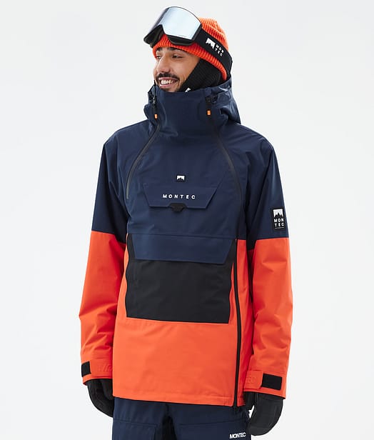 Montec Doom Snowboardjakke Herre Dark Blue/Black/Orange