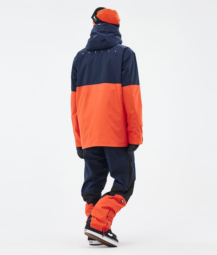 Montec Doom Snowboardjakke Herre Dark Blue/Black/Orange, Bilde 5 av 11