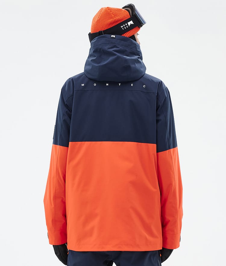 Montec Doom Skijakke Herre Dark Blue/Black/Orange, Bilde 7 av 11