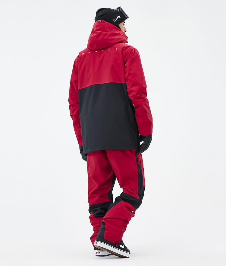 Montec Doom Snowboardjakke Herre Deep Red/Black, Bilde 5 av 11