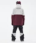 Montec Doom Snowboardjakke Herre Light Grey/Black/Burgundy, Bilde 5 av 11