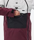 Montec Doom Skijakke Herre Light Grey/Black/Burgundy, Bilde 9 av 11