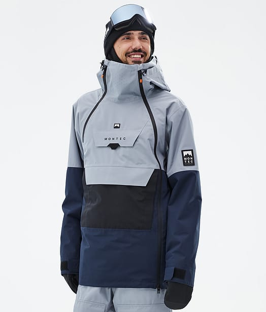 Montec Doom Snowboardjakke Herre Soft Blue/Black/Dark Blue