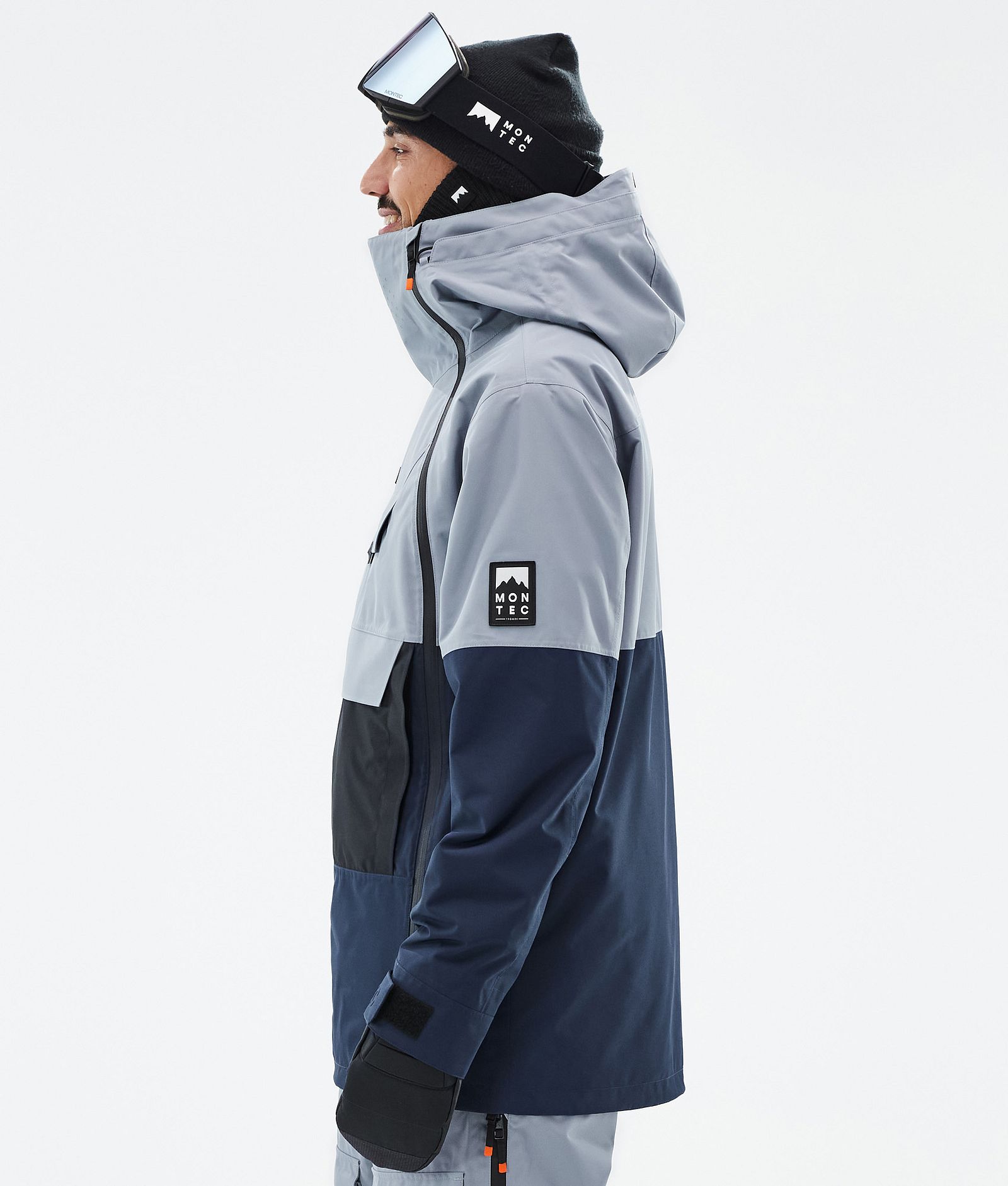 Montec Doom Snowboardjakke Herre Soft Blue/Black/Dark Blue, Bilde 6 av 11