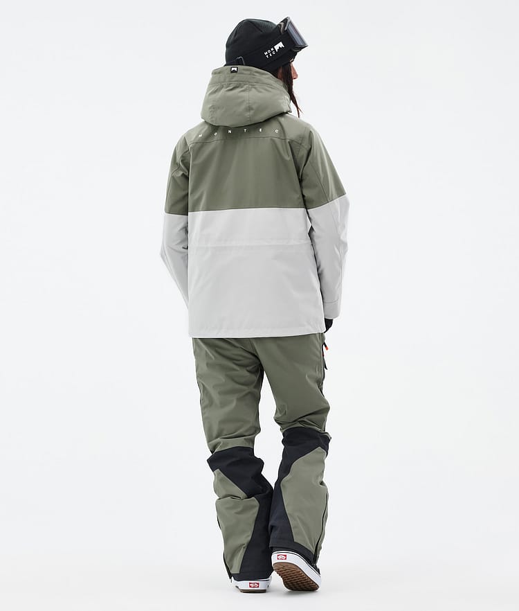 Montec Doom W Snowboardjakke Dame Greenish/Black/Light Grey, Bilde 5 av 11