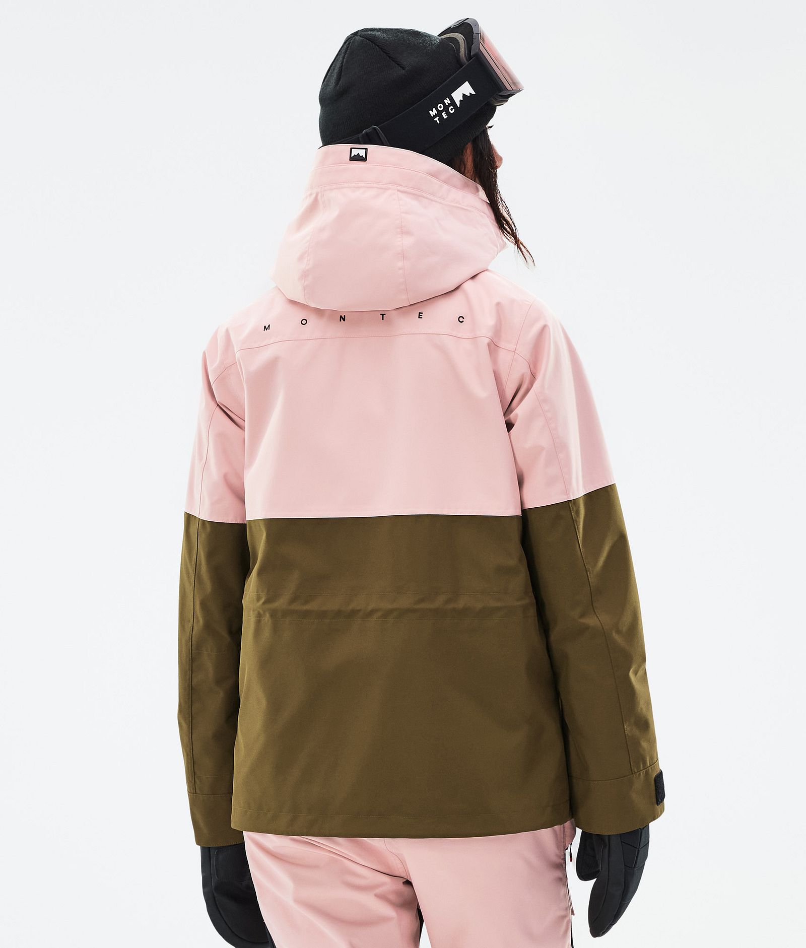 Montec Doom W Skijakke Dame Soft Pink/Black/Fatigue, Bilde 7 av 11