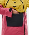 Montec Doom W Snowboardjakke Dame Yellow/Black/Light Red, Bilde 9 av 11