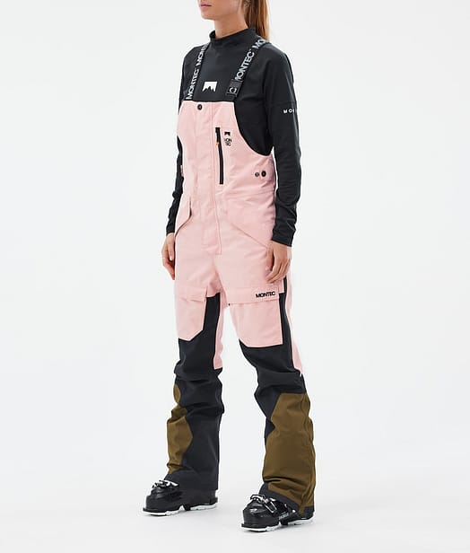 Montec Fawk W Skibukse Dame Soft Pink/Black/Fatigue