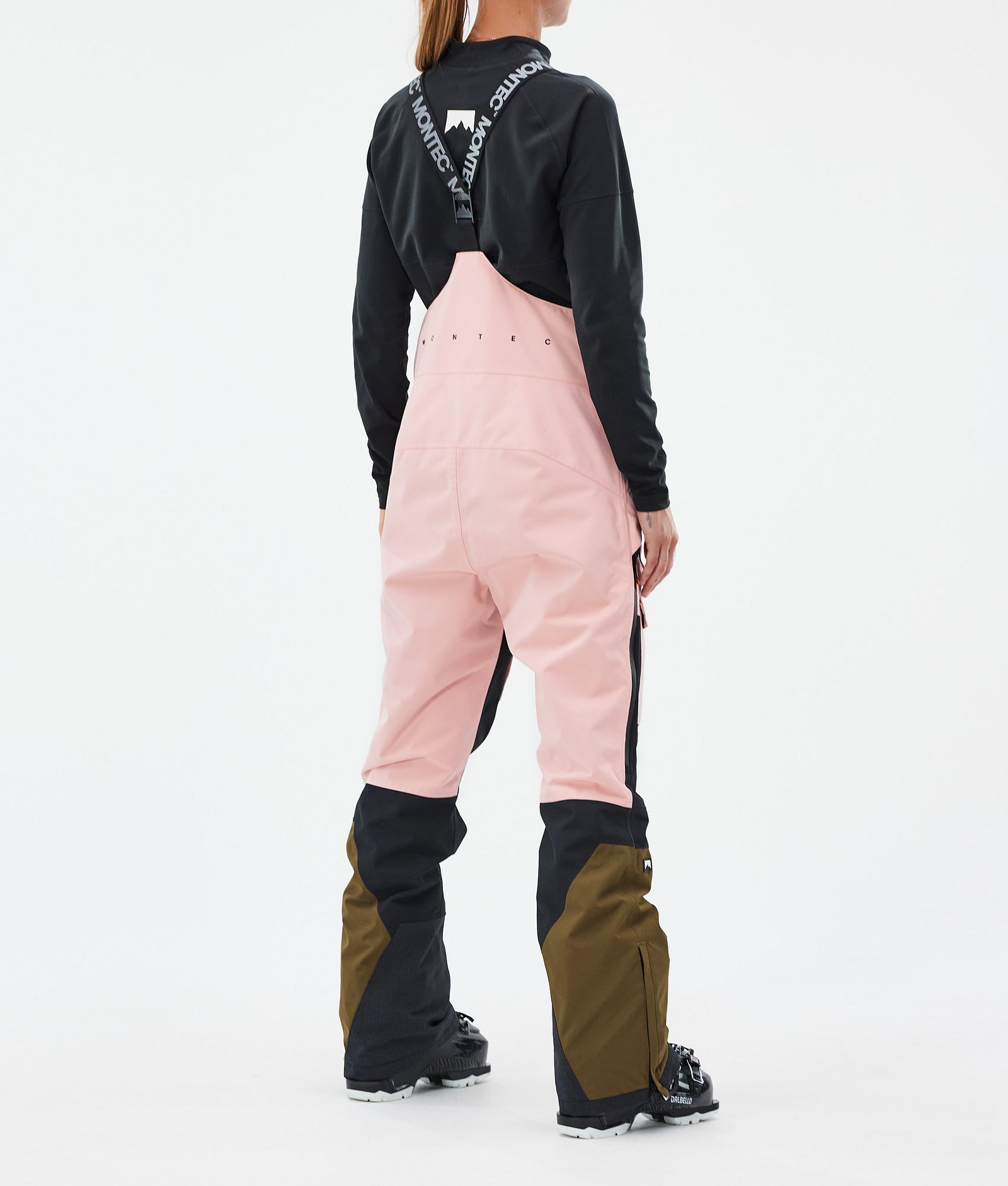 Montec Fawk W Skibukse Dame Soft Pink/Black/Fatigue, Bilde 4 av 7