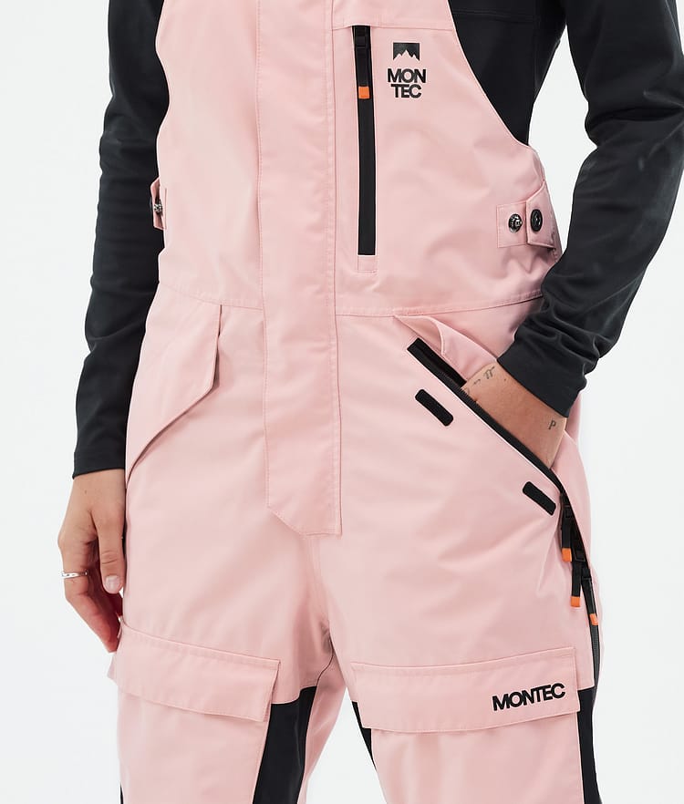 Montec Fawk W Snowboardbukse Dame Soft Pink/Black/Fatigue, Bilde 5 av 7