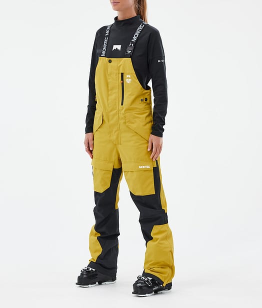 Montec Fawk W Skibukse Dame Yellow/Black