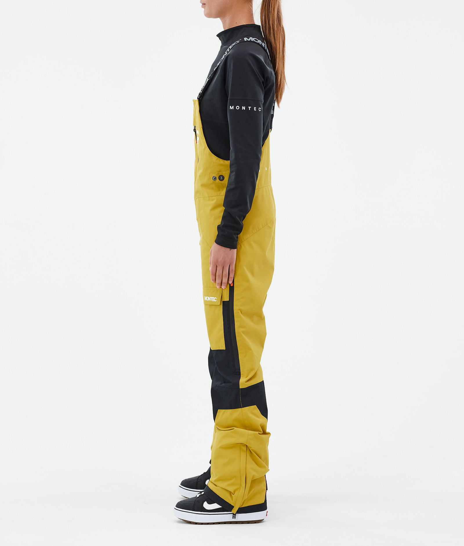 Montec Fawk W Snowboardbukse Dame Yellow/Black, Bilde 3 av 7