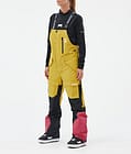 Montec Fawk W Snowboardbukse Dame Yellow/Black/Light Red, Bilde 1 av 7