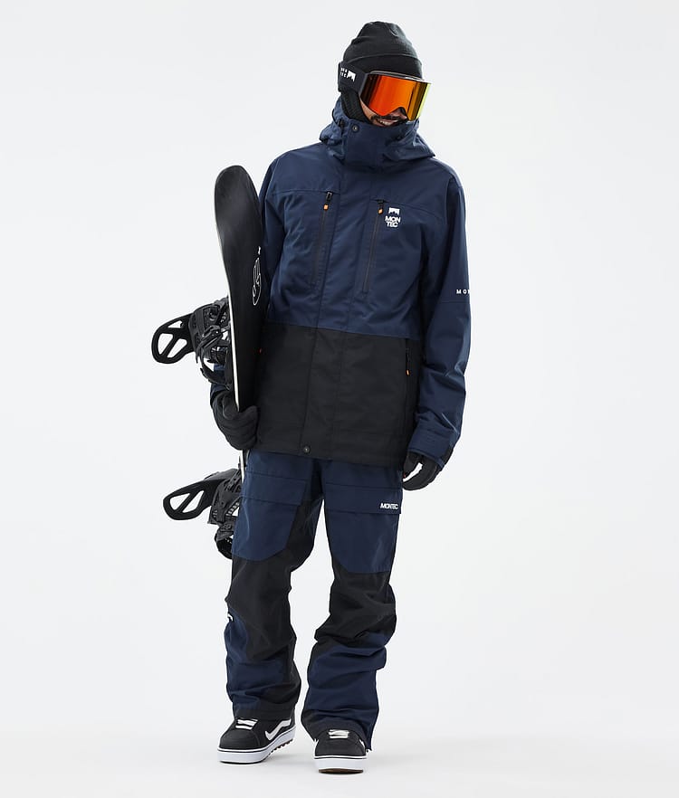 Montec Fawk Snowboardjakke Herre Dark Blue/Black, Bilde 3 av 10