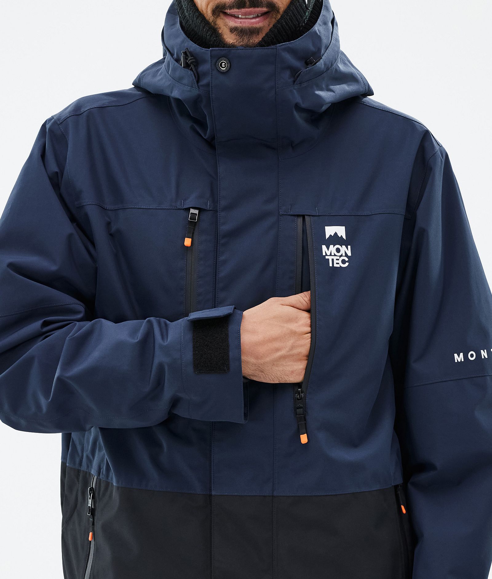 Montec Fawk Snowboardjakke Herre Dark Blue/Black, Bilde 9 av 10