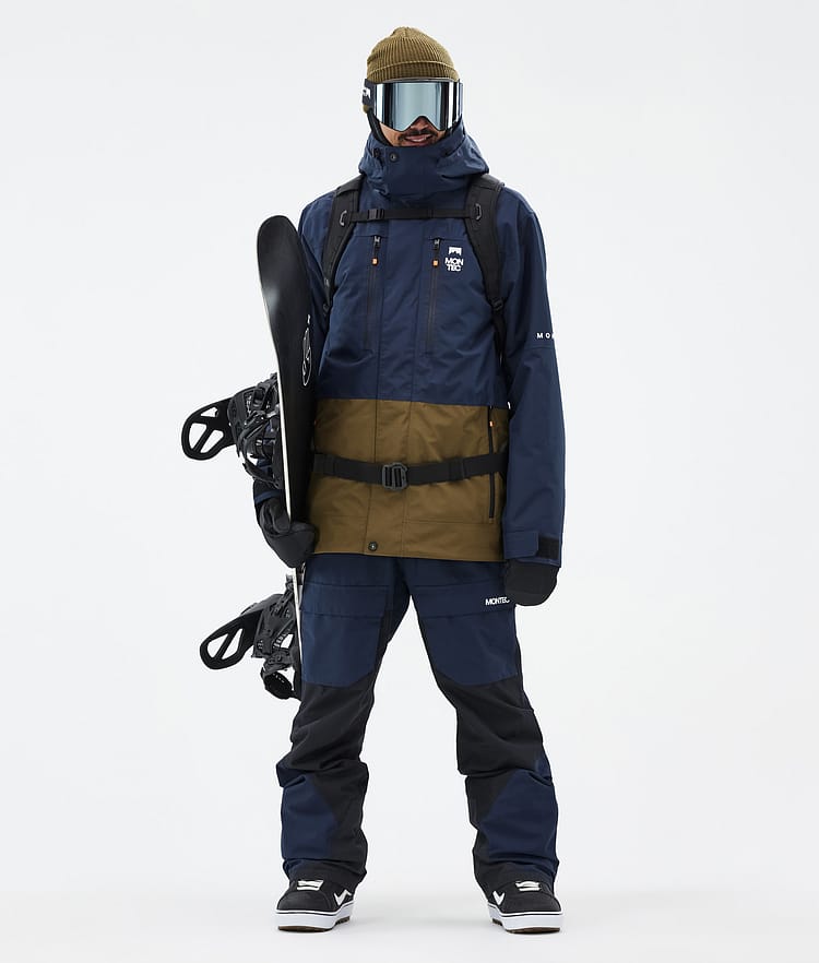 Montec Fawk Snowboardjakke Herre Dark Blue/Fatigue, Bilde 3 av 10