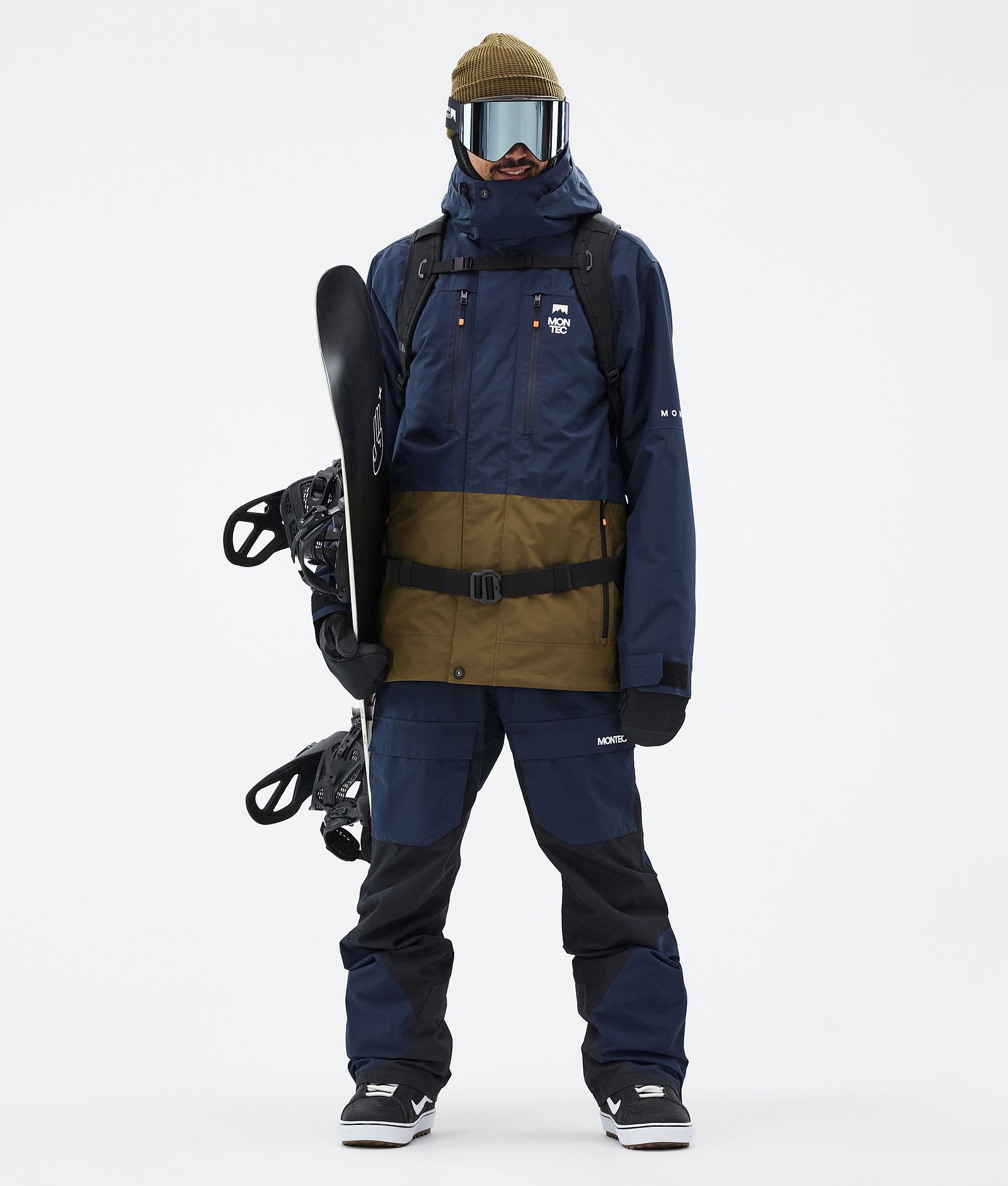 Montec Fawk Snowboardjakke Herre Dark Blue/Fatigue, Bilde 3 av 10