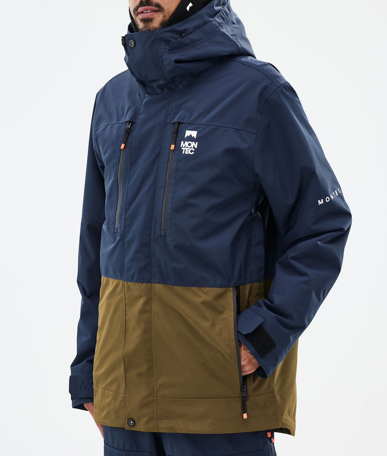 Montec Fawk Snowboardjakke Herre Dark Blue/Fatigue, Bilde 8 av 10