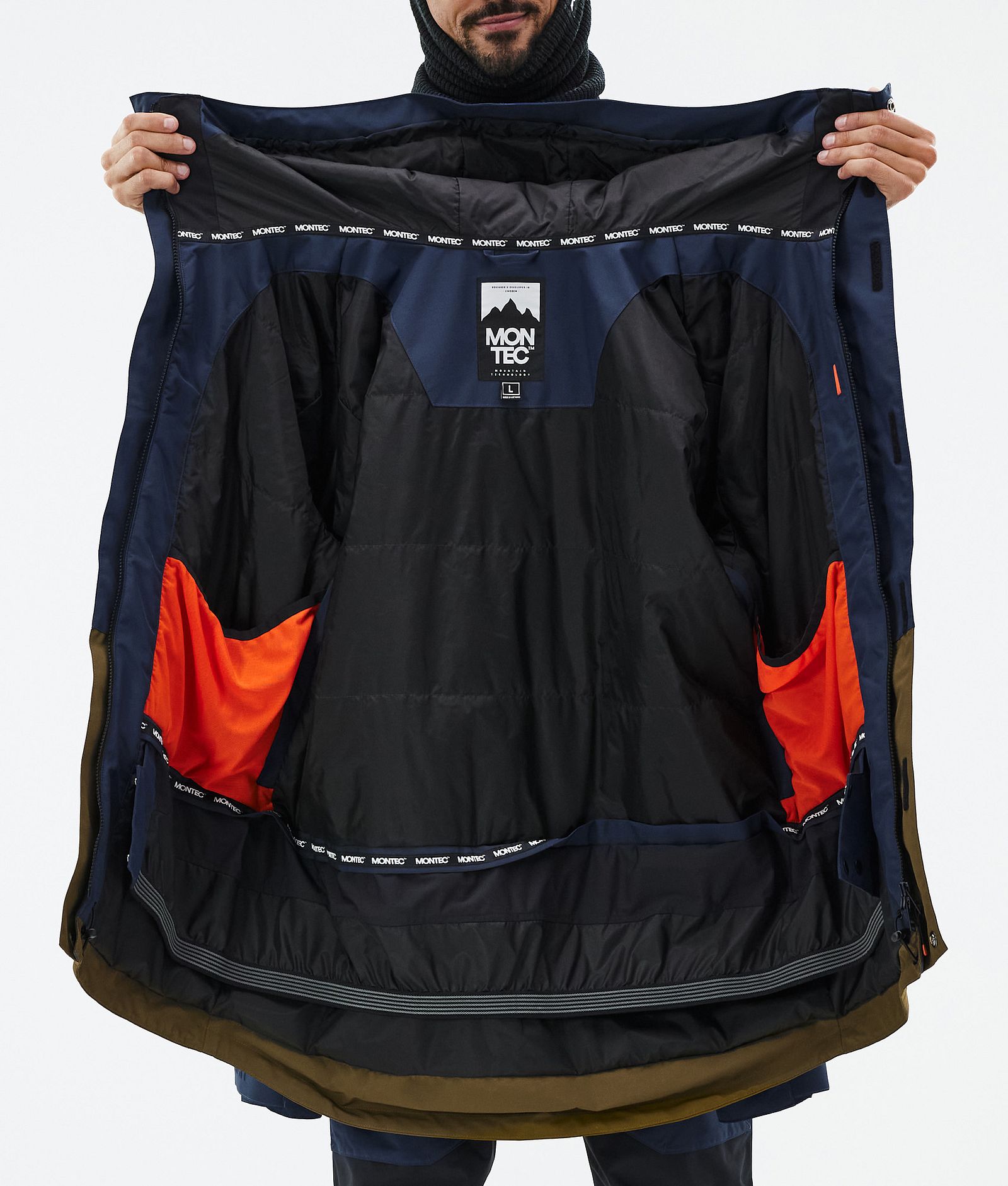 Montec Fawk Snowboardjakke Herre Dark Blue/Fatigue, Bilde 10 av 10