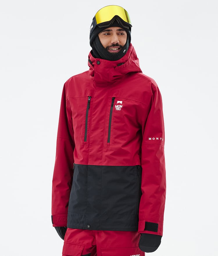 Montec Fawk Snowboardjakke Herre Deep Red/Black, Bilde 1 av 10