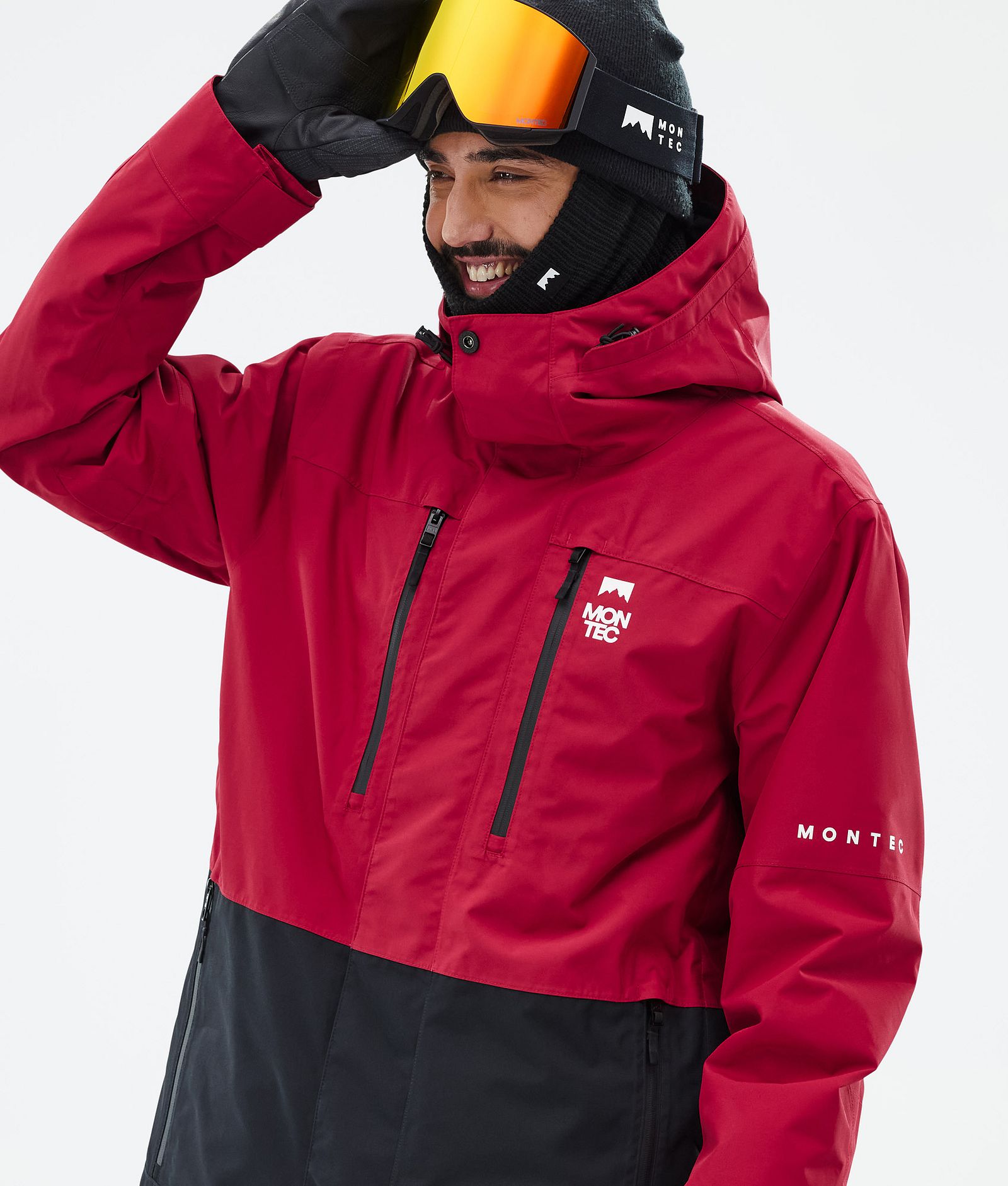 Montec Fawk Snowboardjakke Herre Deep Red/Black, Bilde 2 av 10