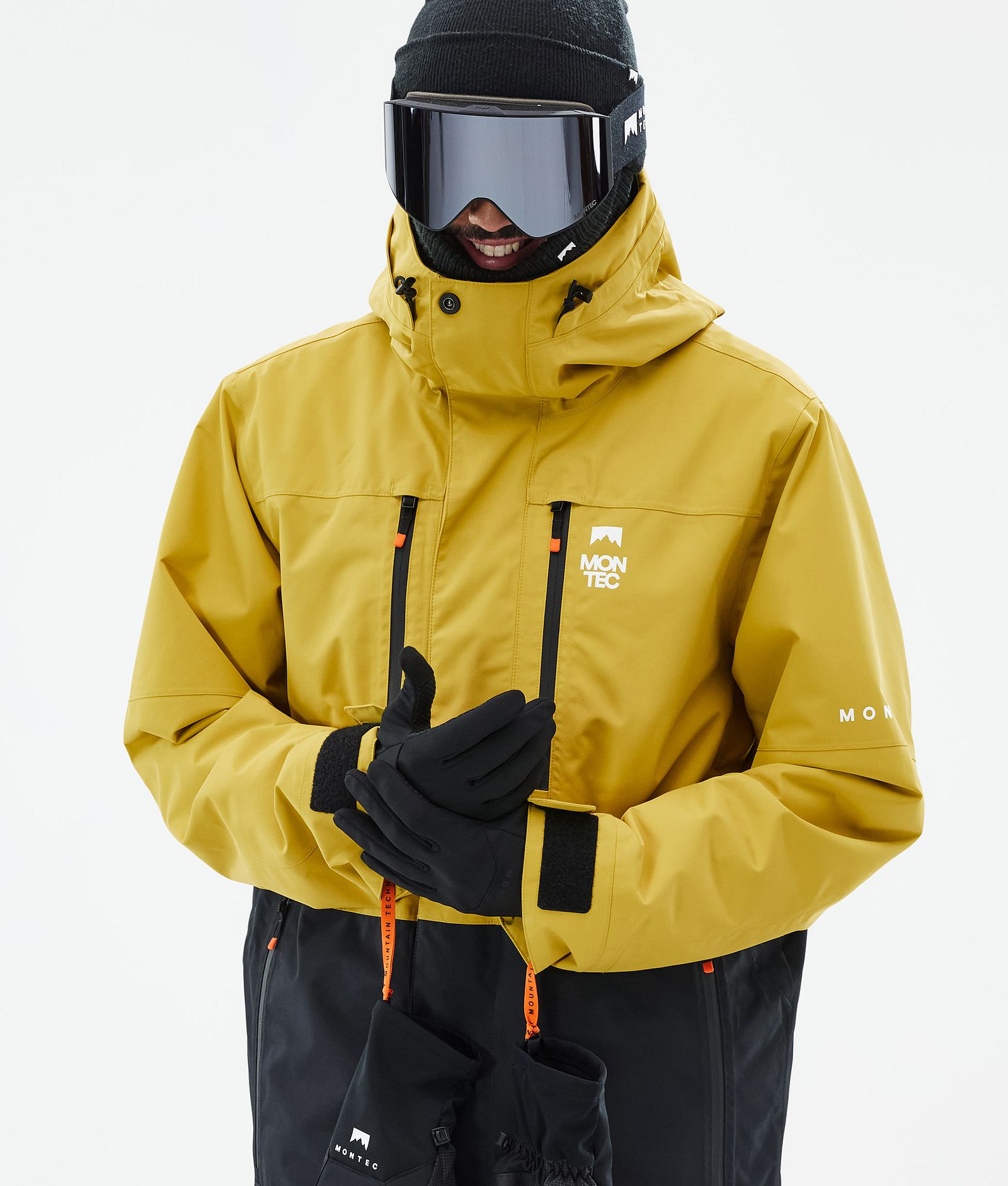 Montec Fawk Snowboardjakke Herre Yellow/Black, Bilde 2 av 10