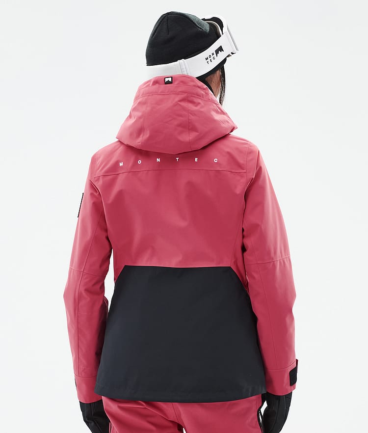 Montec Moss W Snowboardjakke Dame Light Red/Black, Bilde 7 av 10