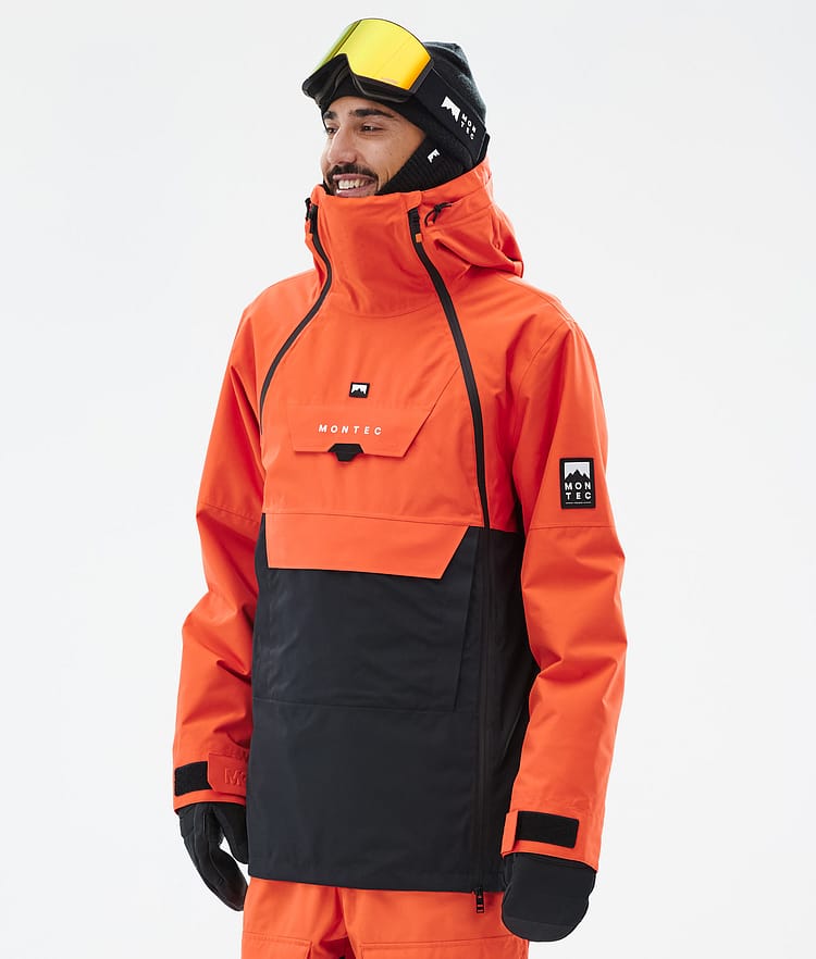 Montec Doom Snowboardjakke Herre Orange/Black, Bilde 1 av 11