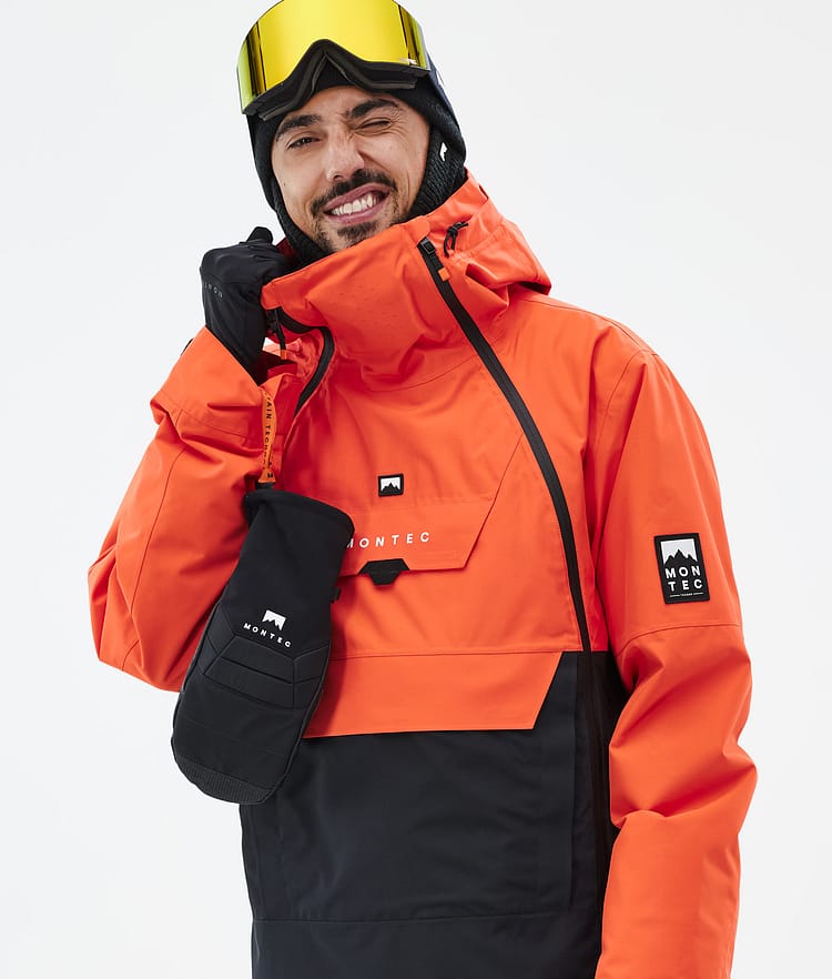 Montec Doom Snowboardjakke Herre Orange/Black, Bilde 2 av 11