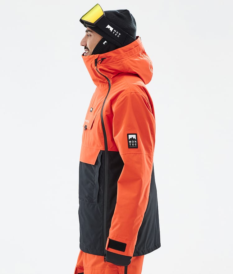 Montec Doom Snowboardjakke Herre Orange/Black, Bilde 6 av 11