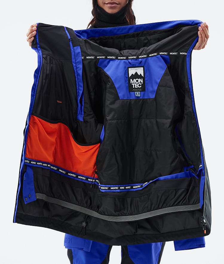 Montec Doom W Snowboardjakke Dame Cobalt Blue/Black, Bilde 11 av 11