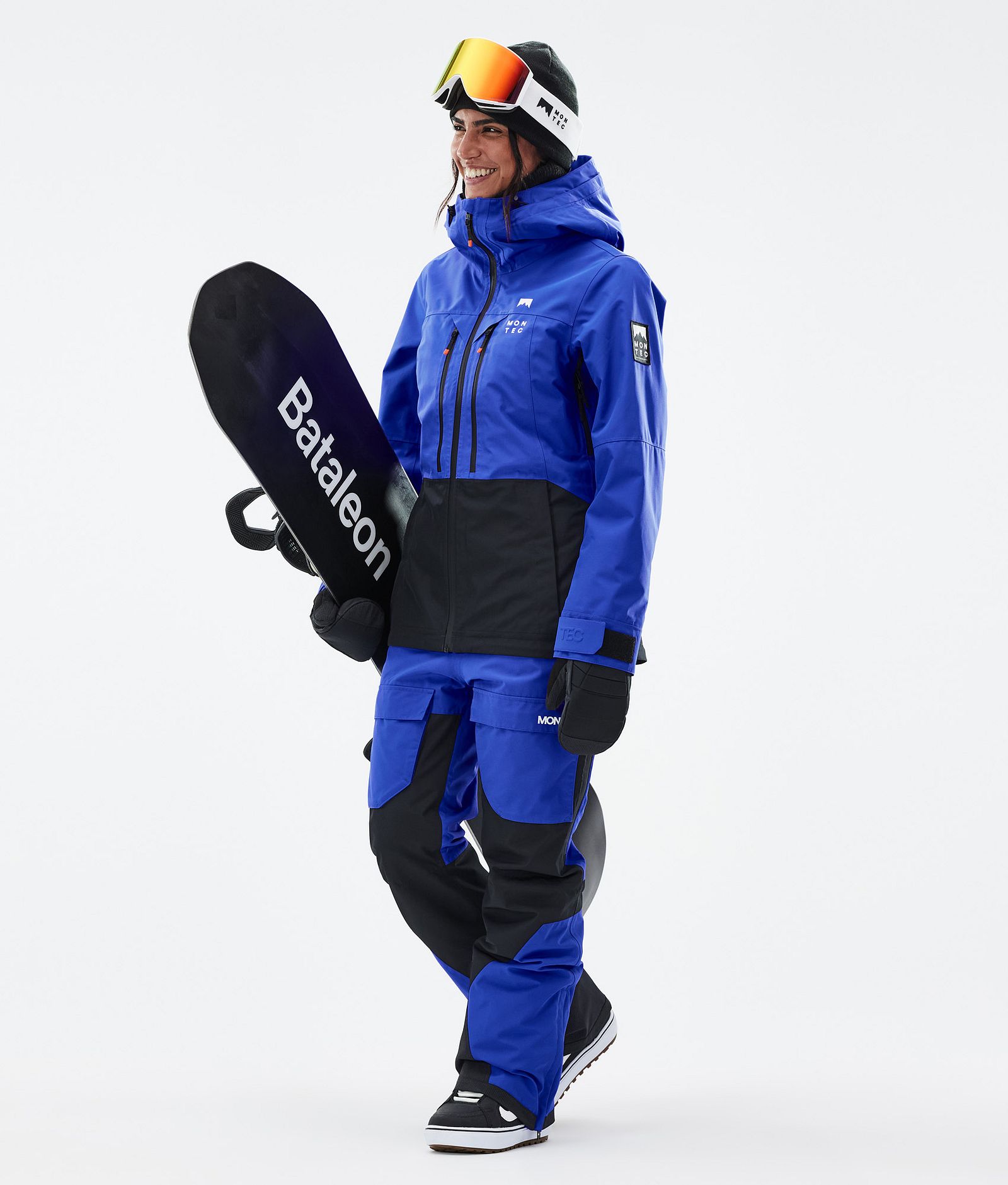 Montec Moss W Snowboardjakke Dame Cobalt Blue/Black, Bilde 3 av 10