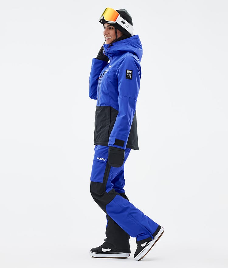 Montec Moss W Snowboardjakke Dame Cobalt Blue/Black, Bilde 4 av 10